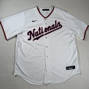 Washington Nationals Nike MLB Jersey Men’s XL White